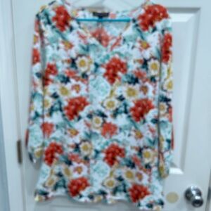 Floral Women's Top - Multicolor